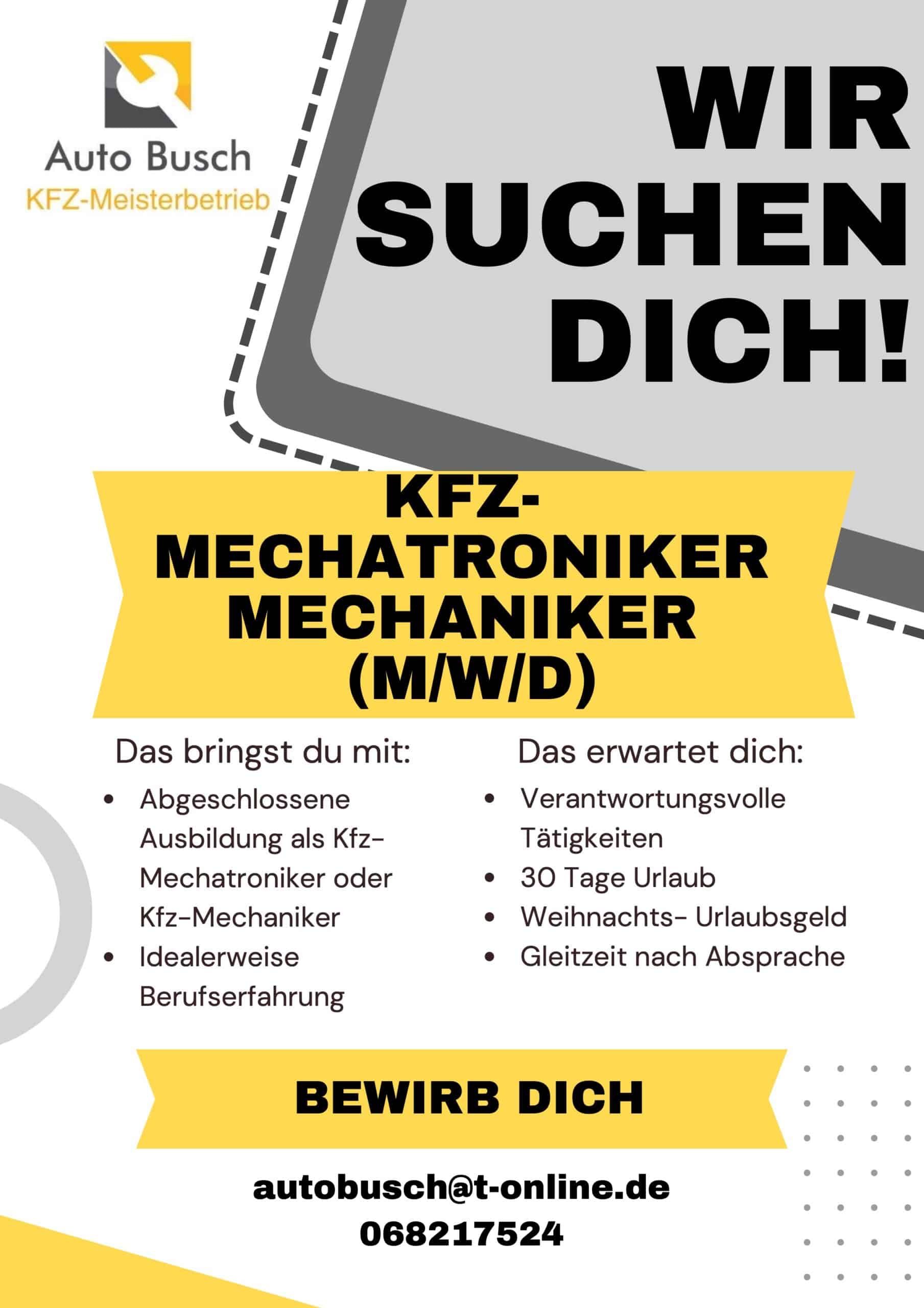 Wir suchen dich!